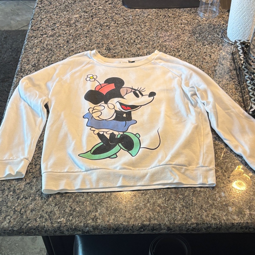 Disney White Sweatshirt